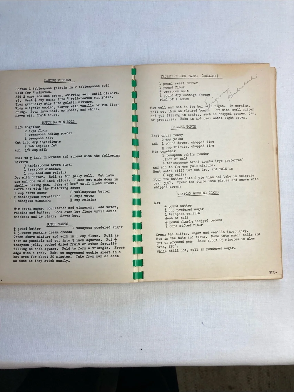 Vintage Spiral-Bound Community Fund Raising Recipe Cook Books